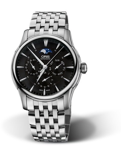 Artelier Complication 2007, 40.50mm, Black, Stainless steel Strap, Stainless steel crown, Multi-piece stainless steel case
