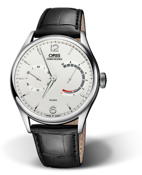 110 Years Limited Edition, 43mm, Grey, Leather Strap, Stainless steel crown, Multi-piece stainless steel case