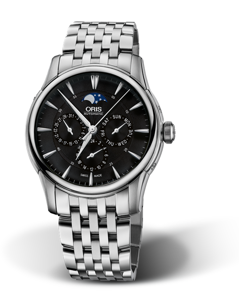 Artelier Complication, 40.50 mm, Black, Stainless steel Strap, Stainless steel crown, Multi-piece stainless steel case