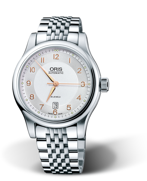 Classic Date 2006, 42mm, Grey, Stainless steel Strap, Stainless steel crown, Multi-piece stainless steel case
