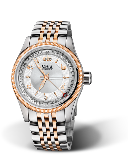 Big Crown Pointer Date Thailand Edition, 40mm, Grey, Stainless steel Strap, Stainless steel screw-in security crown, Multi-piece stainless steel case, rose gold PVD plated top ring