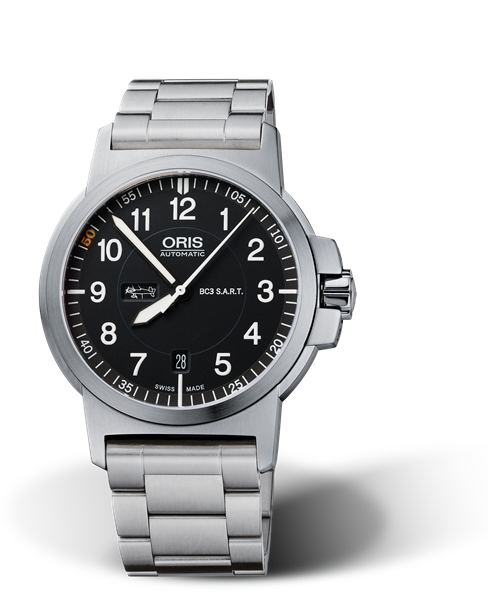 Air Racing Silver Lake Edition, 42mm, Black, Stainless steel Strap, Stainless steel screw-in security crown, Multi-piece stainless steel case