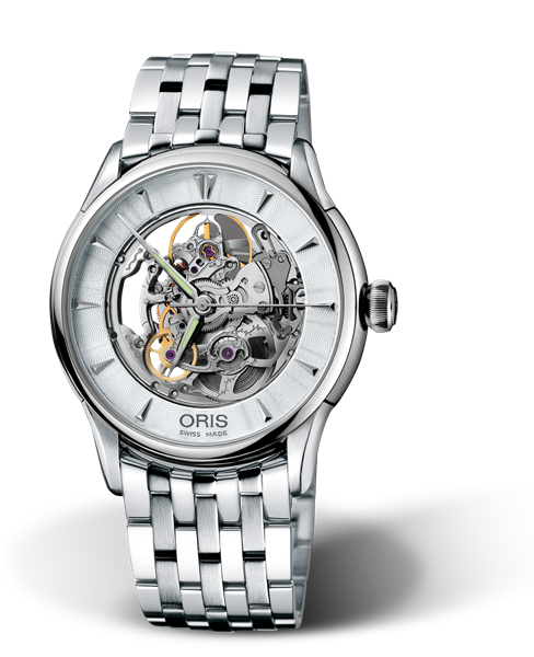 Artelier Skeleton, 40mm, Grey, Stainless steel Strap, Stainless steel crown, Multi-piece stainless steel case