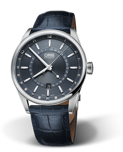 Tycho Brahe Limited Edition, 42mm, Blue, Leather Strap, Stainless steel crown, Multi-piece stainless steel case