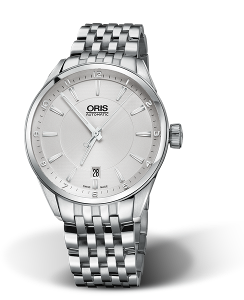 Artix Date, 39mm, Grey, Stainless steel Strap, Stainless steel crown, Multi-piece stainless steel case