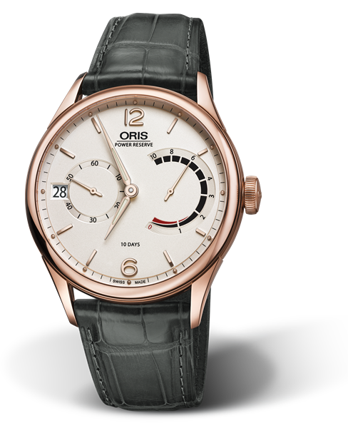 Artelier Calibre 111, 43mm, White, Leather Strap, 18K rose gold crown, Multi-piece 18K rose gold case