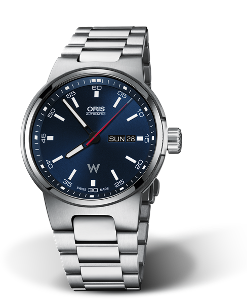 Williams Day Date, 42mm, Blue, Stainless steel Strap, Stainless steel crown, Multi-piece stainless steel case