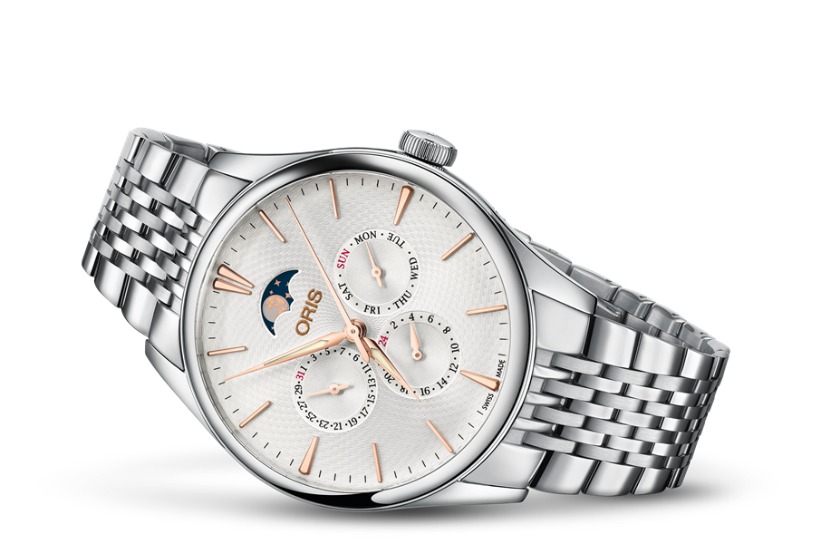 Artelier Complication, Grey, Stainless steel Strap