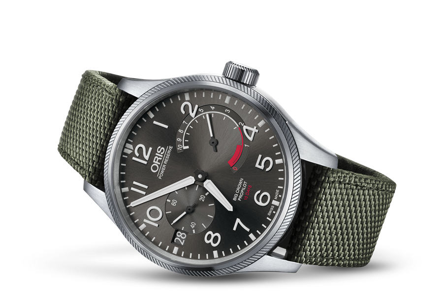 Big Crown ProPilot Calibre 111, Grey, Textile Strap