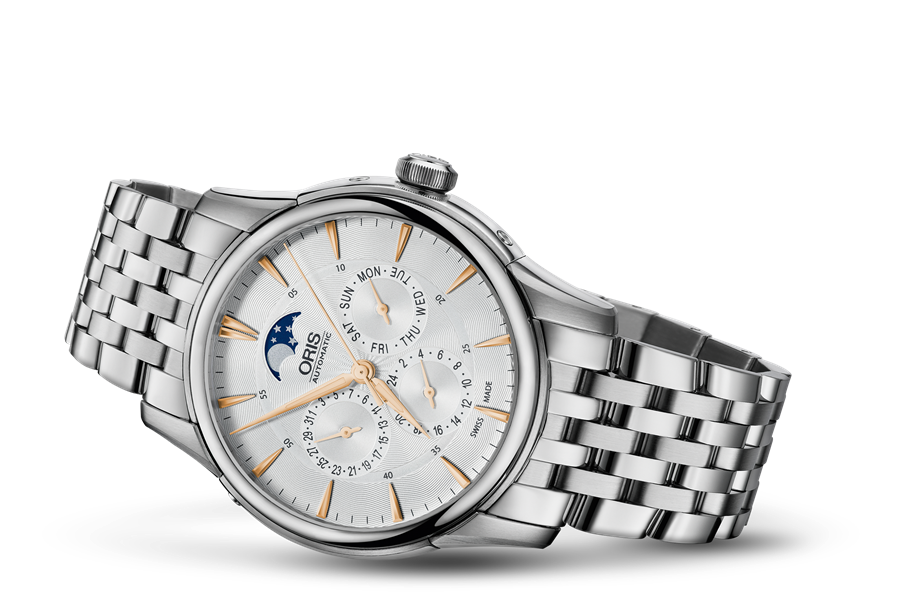Artelier Complication, Grey, Stainless steel Strap