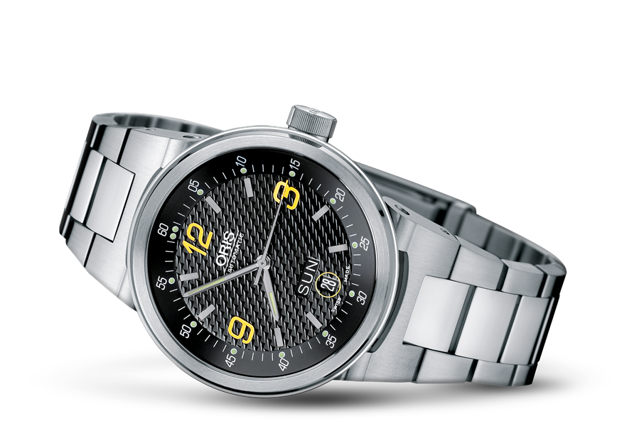 WilliamsF1 Team Day Date 2004, Black, Stainless steel Strap
