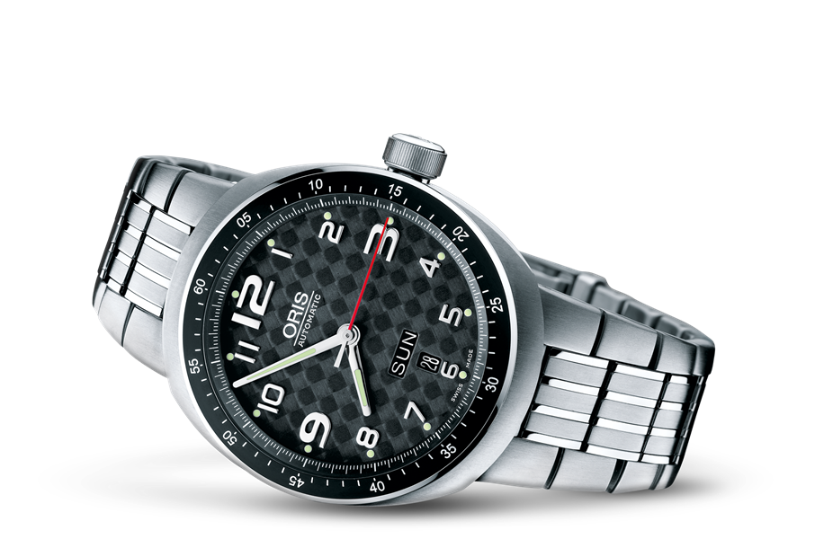 TT3 Day Date, Black, Titanium Strap