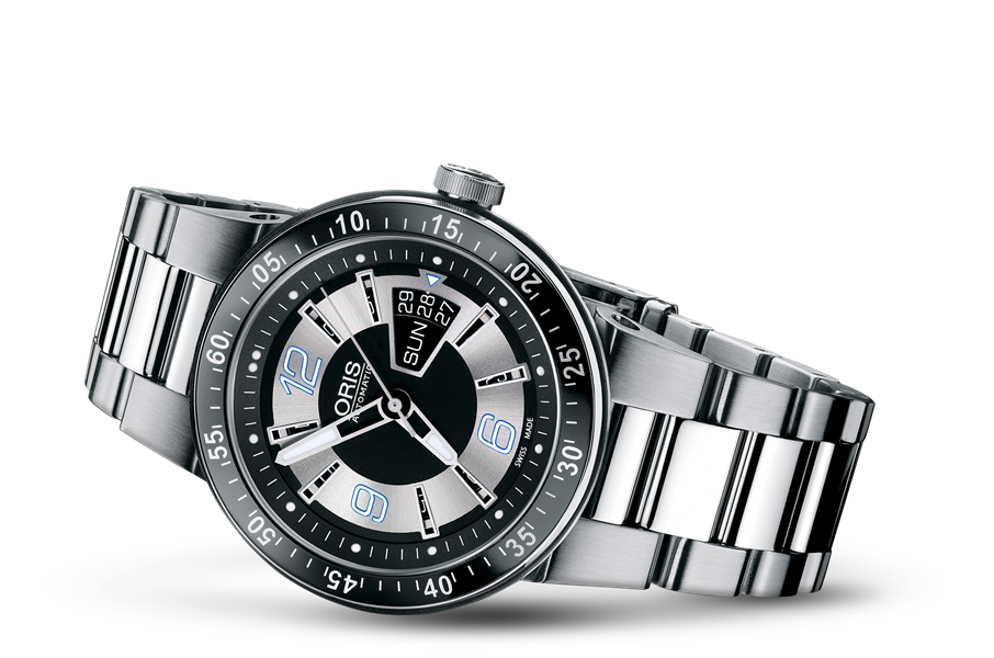 WilliamsF1 Team Day Date 2008, Black, Stainless steel Strap