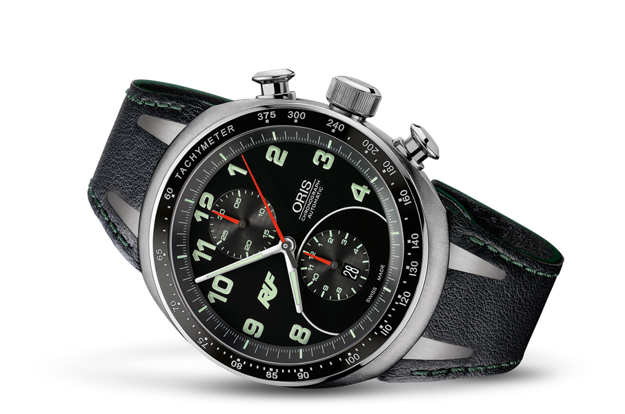 RUF CTR3 Chronograph Limited Edition, Black, Leather Strap