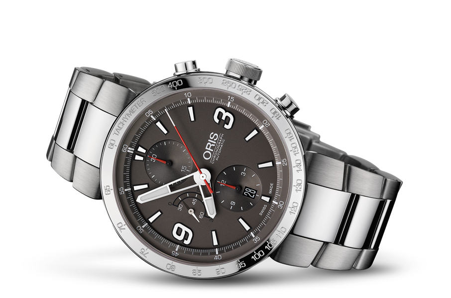 TT1 Chronograph, Grey, Stainless steel Strap