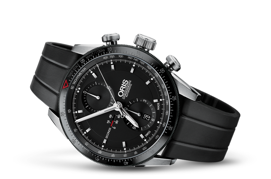 Artix GT Chronograph, Black, Rubber Strap