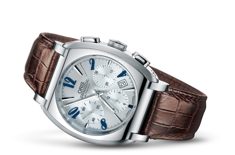 Frank Sinatra Chronograph, Grey, Leather Strap