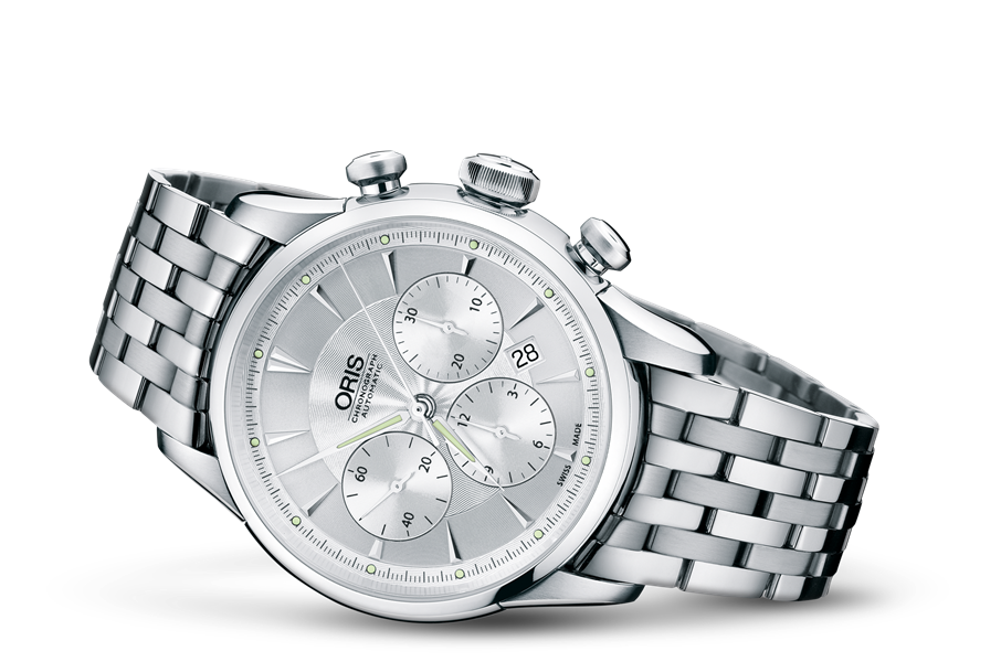 Artelier Chronograph, Grey, Stainless steel Strap
