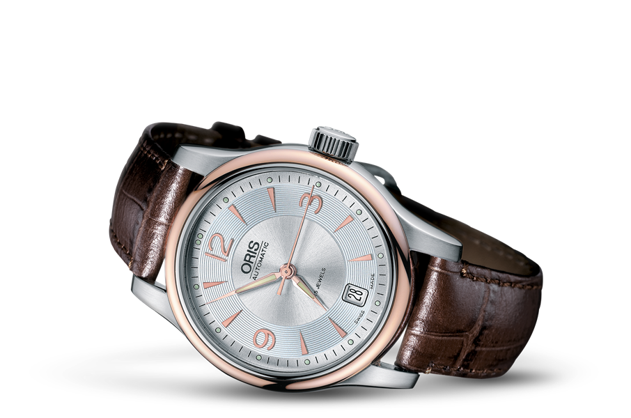 Classic Date 2006, Grey, Leather Strap