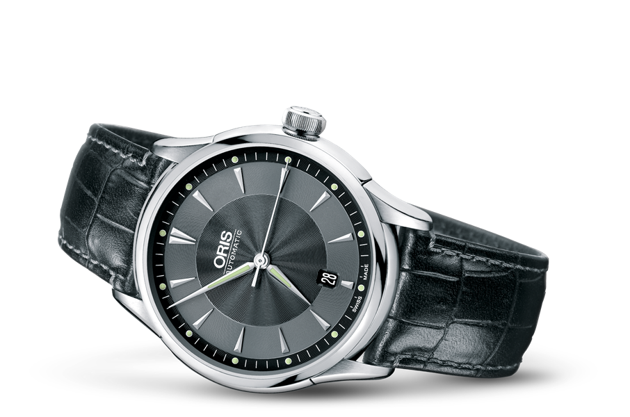 Artelier Date, Black, Leather Strap