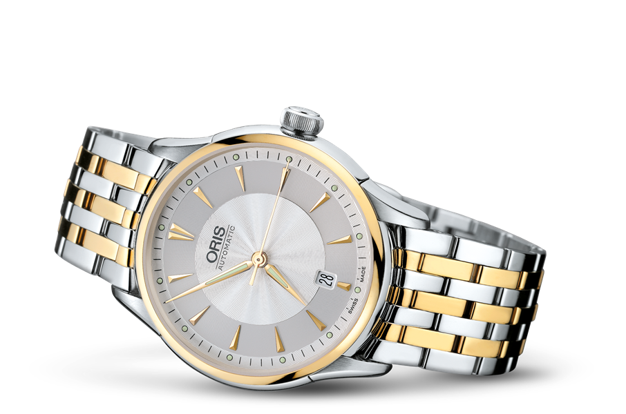 Artelier Date, Grey, Stainless steel Strap