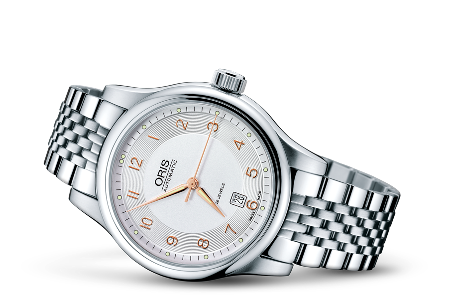Classic Date 2006, Grey, Stainless steel Strap