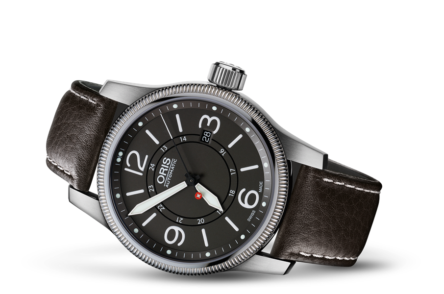 Swiss Hunter Team PS Edition, Grey, Leather Strap