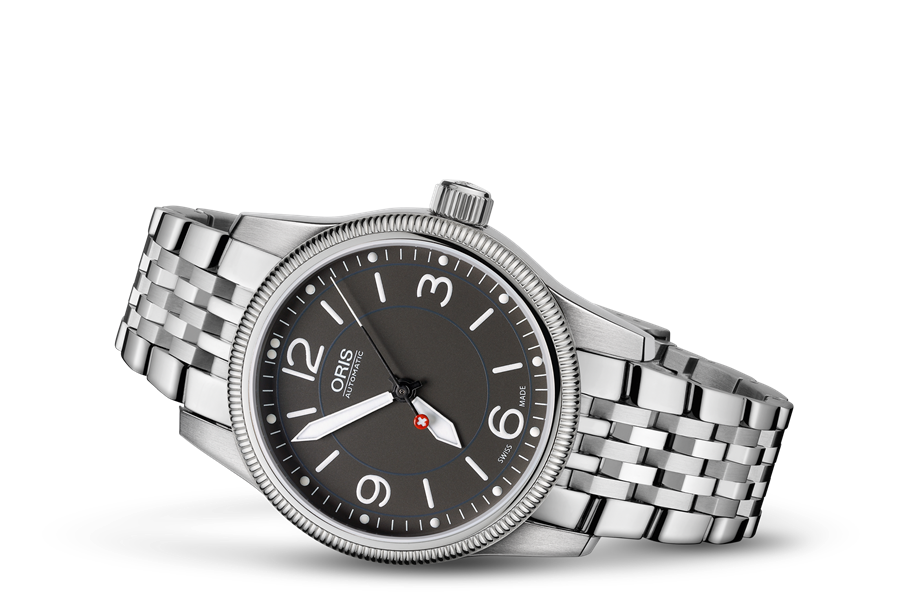 Swiss Hunter Team PS Edition, Grey, Stainless steel Strap