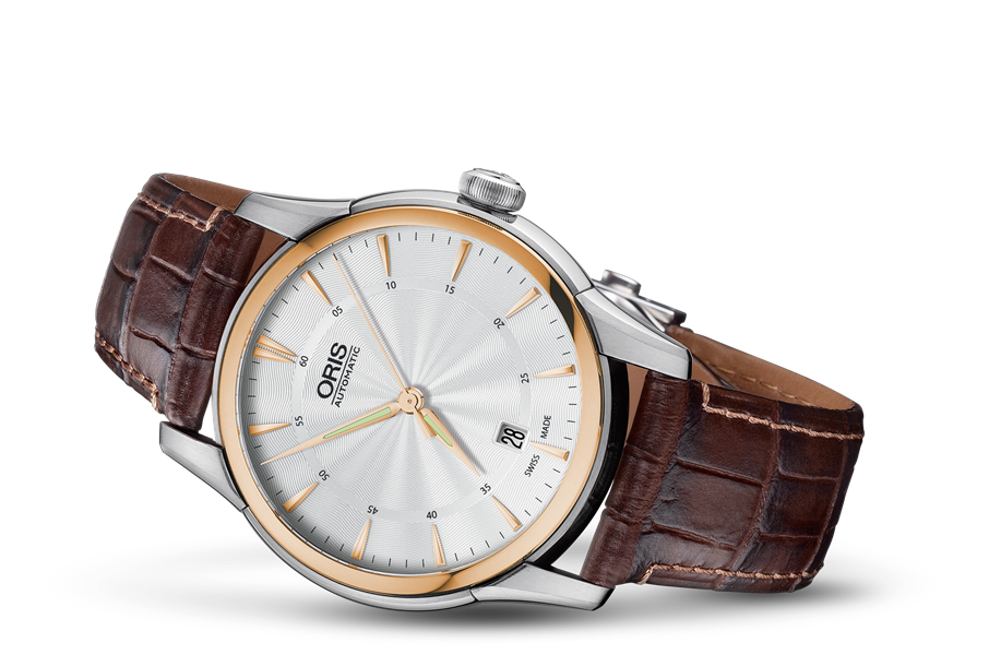 Artelier Date, Grey, Leather Strap
