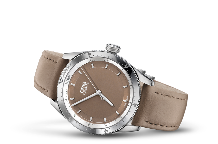 Artix GT Date, Brown, Leather Strap