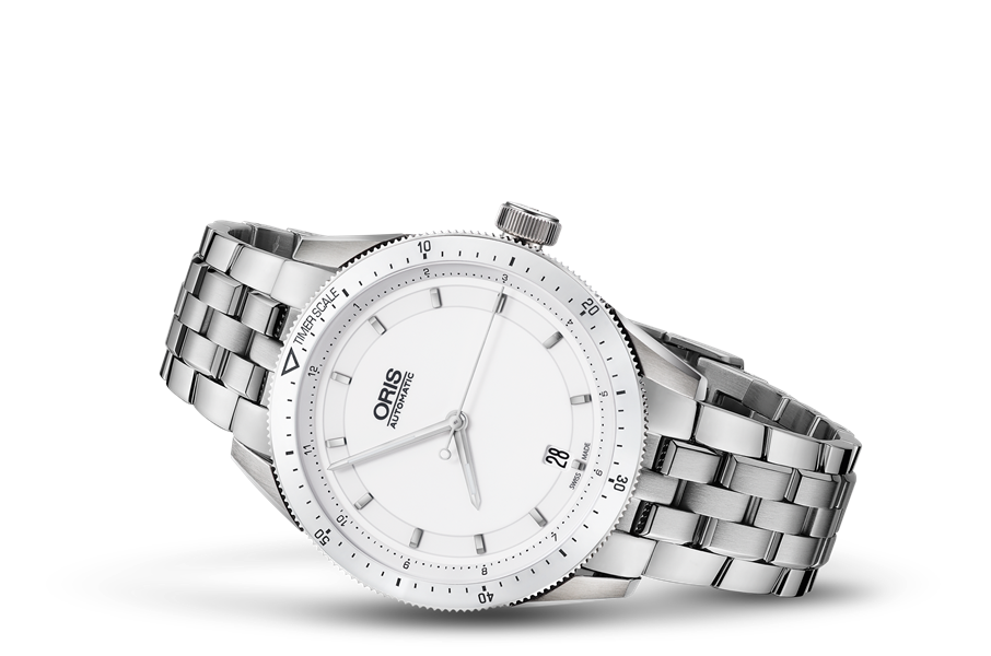 Artix GT Date, White, Stainless steel Strap