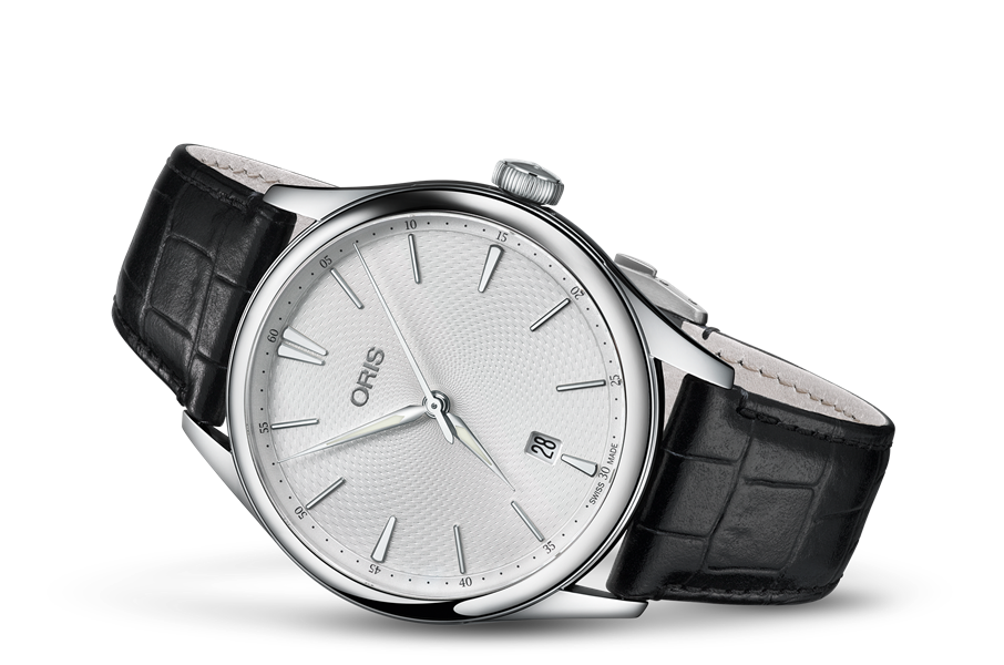 Artelier Date, Grey, Leather Strap