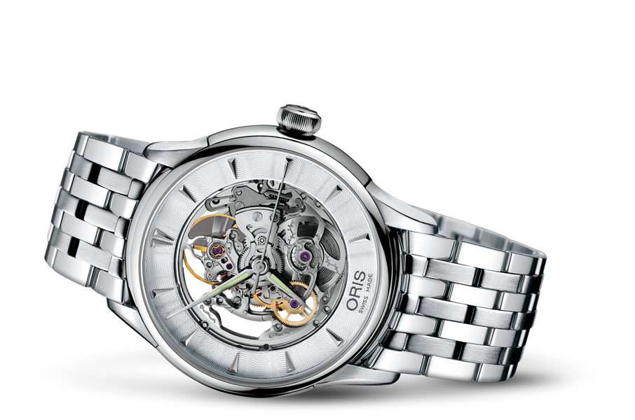 Artelier Skeleton, Grey, Stainless steel Strap