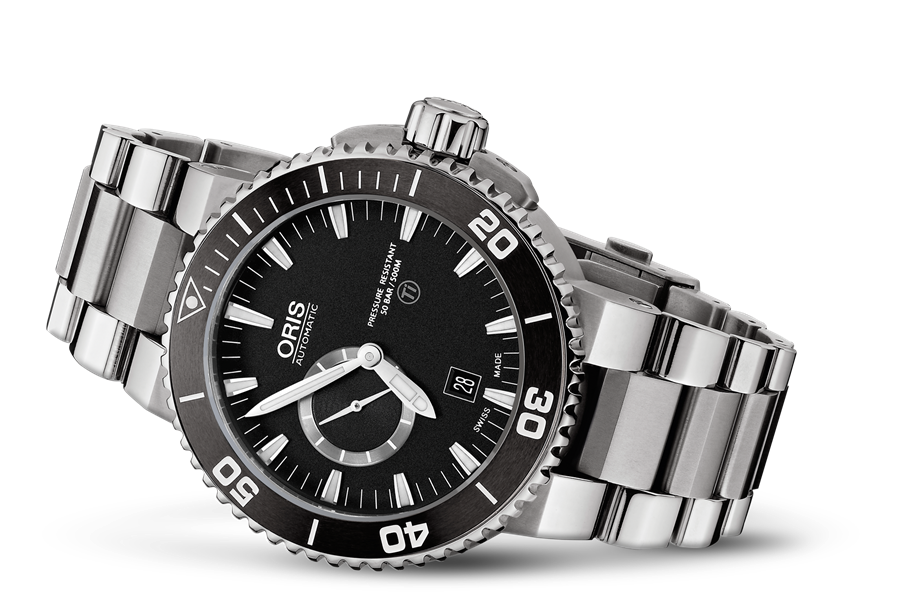 Aquis Titan Small Second, 46.00 mm, Black