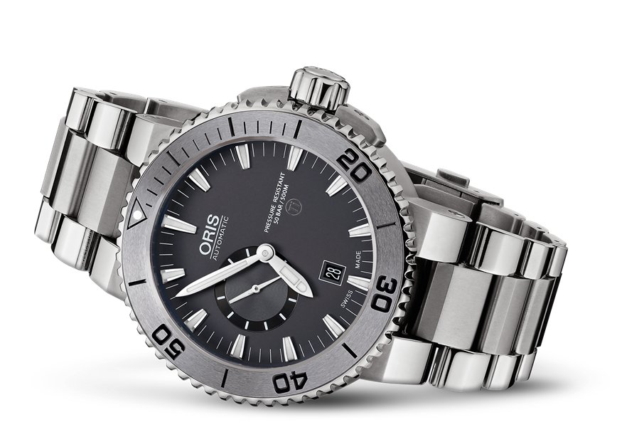 Aquis Titan Small Second, 46.00 mm, Grey