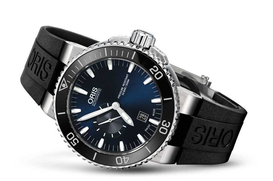 Aquis Small Second, 46.00 mm, Blue