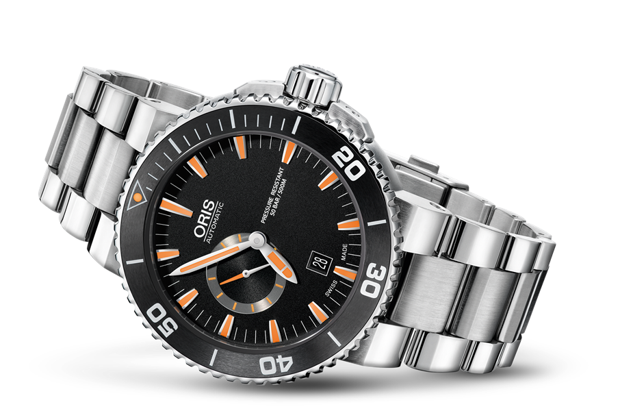 Aquis Small Second, 46.00 mm, Black