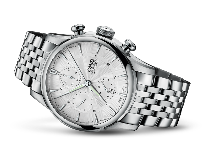 Artelier Chronograph, Grey, Stainless steel Strap