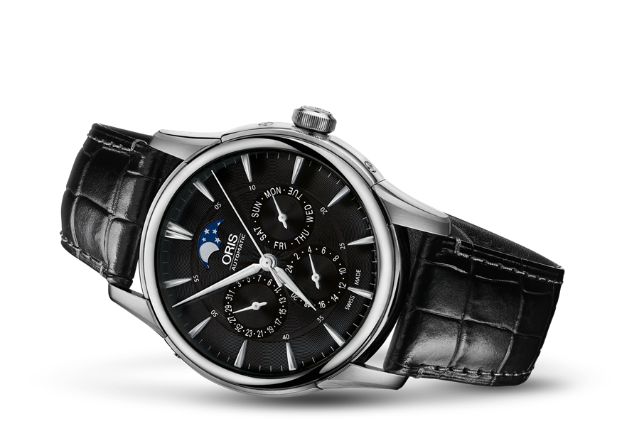 Artelier Complication, Black, Leather Strap