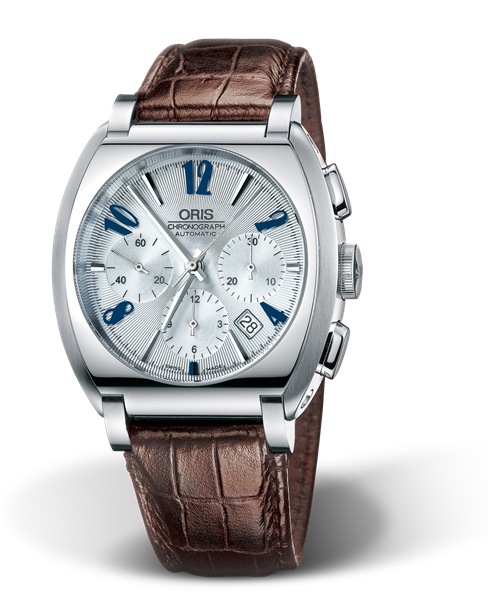 Frank Sinatra Chronograph, 41.00 x 42mm, Grey, Leather Strap, Stainless steel crown and pushers, Multi-piece stainless steel case, flexible lugs