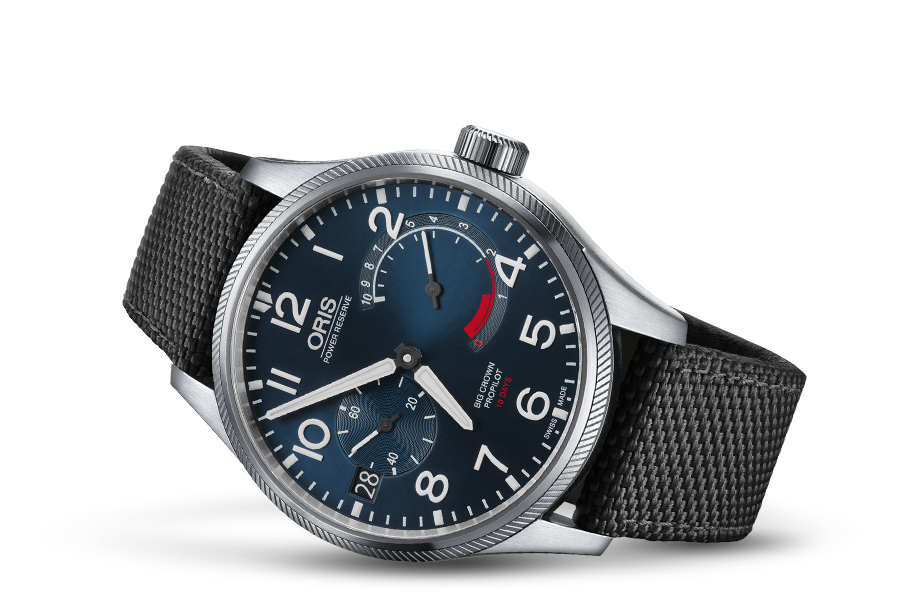 Big Crown ProPilot Calibre 111, Blue, Textile Strap