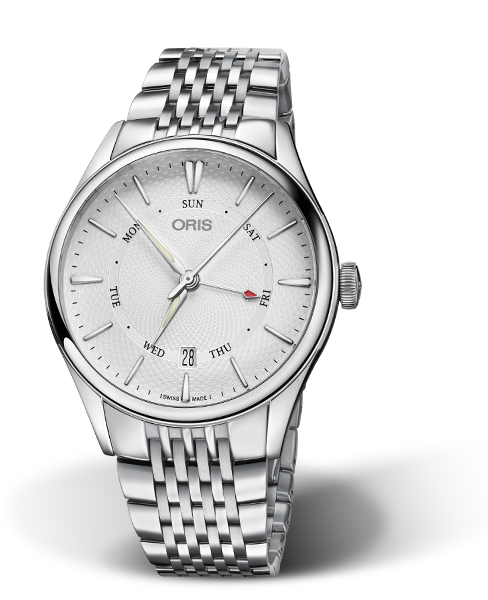 Artelier Pointer Day Date, 40mm, Grey, Stainless steel Strap, Stainless steel crown, Multi-piece stainless steel case
