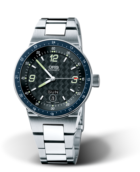 WilliamsF1 Team Day Date 2004, 42mm, Black, Stainless steel Strap, Stainless steel crown, Multi-piece stainless steel case, hours scale top ring, flexible lugs
