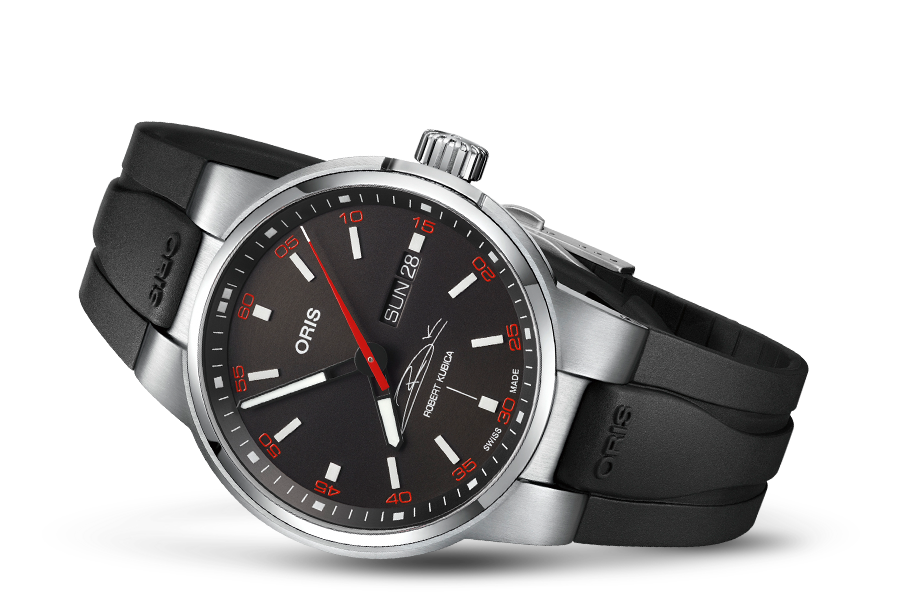 Robert Kubica Limited Edition, Black, Rubber Strap