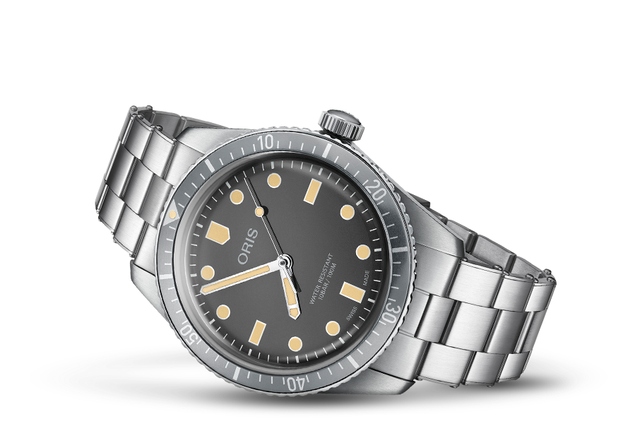 Hodinkee Limited Edition, Grey, Stainless steel Strap