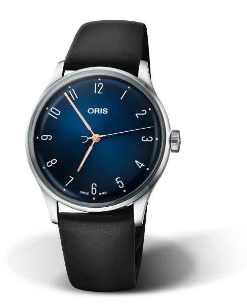 James Morrison Academy of Music Limited Edition, 38mm, Blue, Leather Strap, Stainless steel crown, Multi-piece stainless steel case