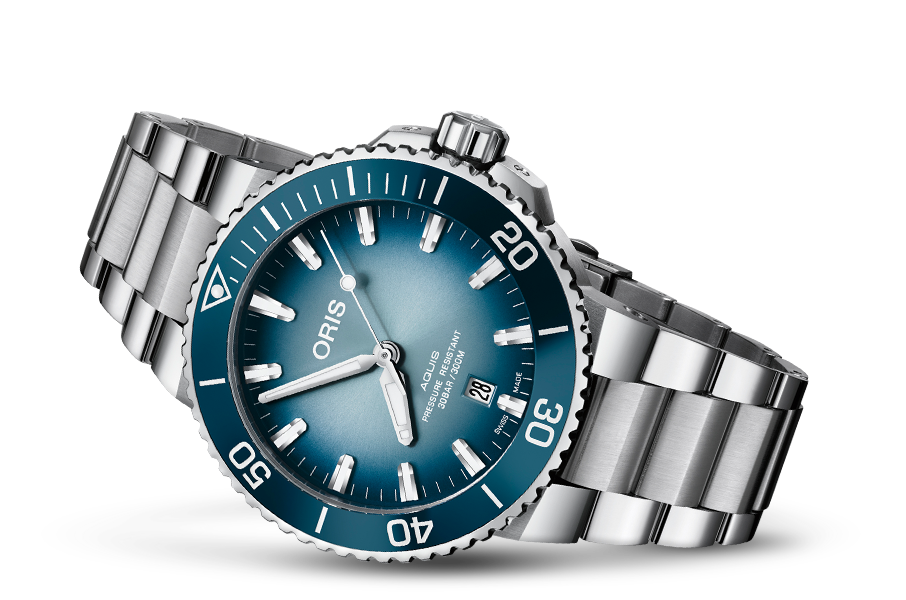 Lake Baikal Limited Edition, Blue, Stainless steel Strap