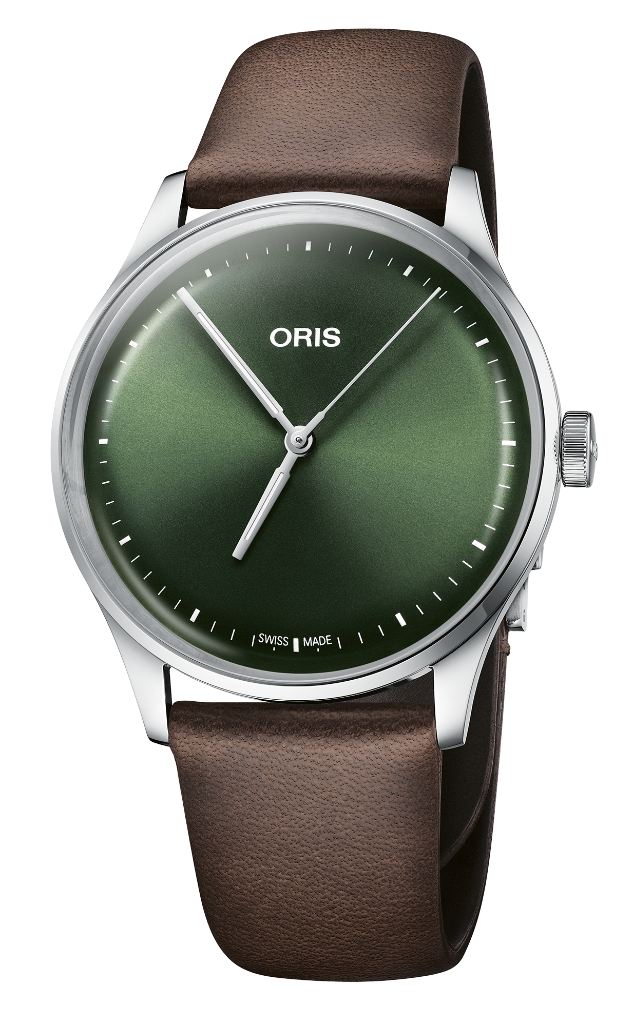 Artelier S, 38.00 mm, Green, Leather Strap, Stainless steel crown, Multi-piece stainless steel case