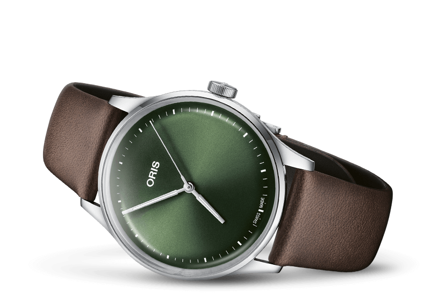 Artelier S, Green, Leather Strap