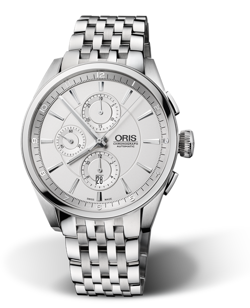 Artix Chronograph, 44mm, Grey, Stainless steel Strap, Stainless steel crown and pushers, Multi-piece stainless steel case